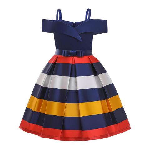 Elegant Toddler Girls Birthday Princess Dress Kids Evening Party Dresses For Girls Wedding Dress Children 2 3 4 5 6 7 9 10 Year ► Photo 1/6