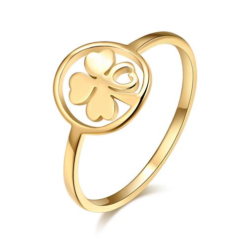 CACANA High Polished Stainless Steel Clover Ring For Women Love Engagemen Wedding Rings Anillos Mujer Bague Femme Jewelry R405 ► Photo 1/5