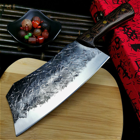 PEGASI Hand-forged high carbon chef's knife slicing knife retro home kitchen knife super fast sharp Japanese knife butcher knife ► Photo 1/6