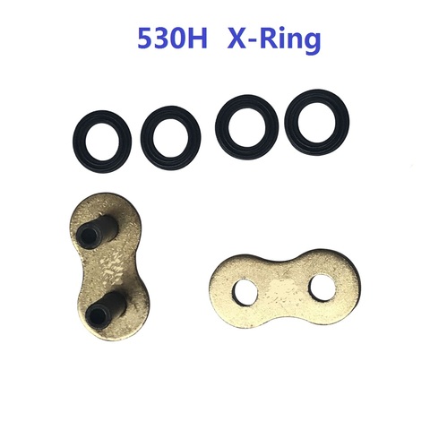 Golden JOINT SET, DRIVE CHAIN (X-Ring SEAL TYPE) Riveted Chain Link Head for YAMAHA HONDA SUZUKI KAWASAKI Motorcycle  ATV Quad ► Photo 1/3