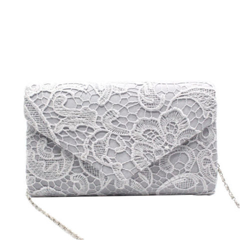 Women Floral Lace Evening Party Women Clutch Bag Bridal Wedding Purse Handbag Ladies Formal Evening Bag Shoulder Bags ► Photo 1/6