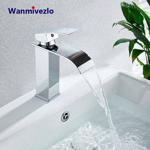 Bathroom sink Faucet Deck Mounted Basin Mixer Faucets Hot Cold Water Faucet Single Handle Washing Vessel Sink Taps Torneira ► Photo 1/6