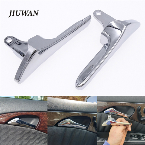 1 Pair Left+Right Car Inner Door Handle Cover Inside Trim Chrome Door-Pull Repair Kit For Mercedes Benz S211 W211 W219 2003-2009 ► Photo 1/6