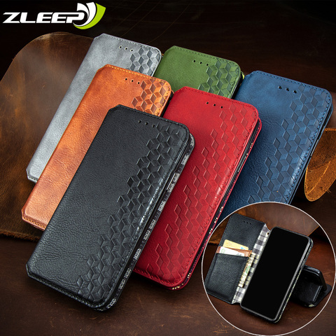Leather Case For OPPO A9 A31 A53 2022 C15 C12 C11 Reno 4 Z Realme 6i 6 Pro X5 X7 F15 A91 A92 A72 A52 X2 Neo Lite Phone Bag Cover ► Photo 1/6