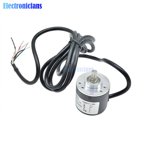 Encoder 600 P / R Photoelectric Incremental Rotary 5-24V AB Two Phases 6mm Shaft Output 5-24V ► Photo 1/6