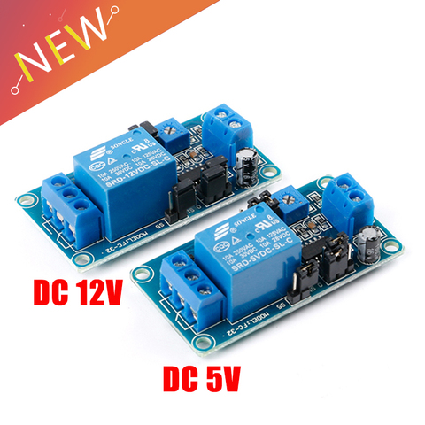 DC 12V 5V Delay Relay Delay Turn on / Delay Turn off Switch Module with Timer Volt Timing Relays Board ► Photo 1/6