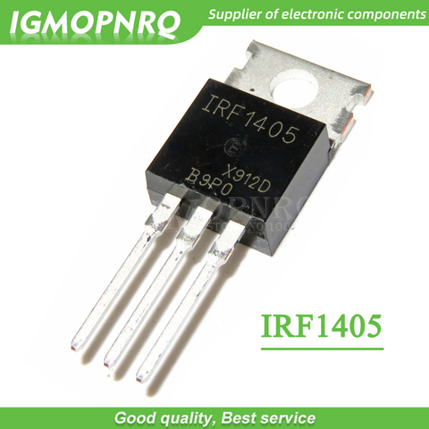 10PCS IRF1405PBF IRF1405 TO220 55V 169A MOS FET new original ► Photo 1/1