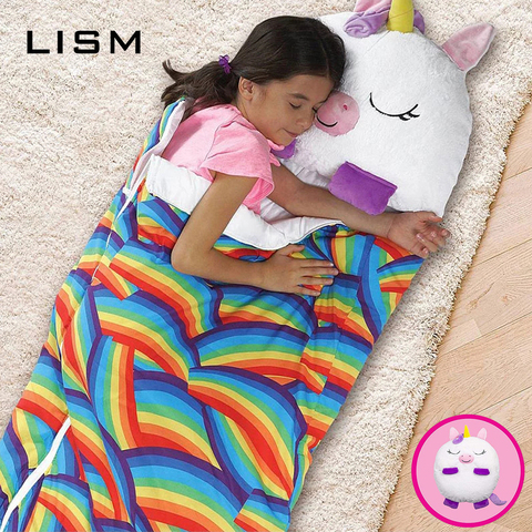 2022 New Year Soft Sleeping Bag for Children Happy Nappers Unicorn Animal  Cartoon Warm Babe Kids Sleeping Sack Pillow Xmax Gift - Price history &  Review, AliExpress Seller - Lism Global Store