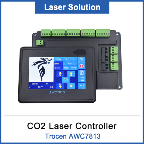 DRAGON DIAMOND Trocen AWC7813 Co2 Laser DSP Full Touch Screen Controller For Co2 Engraving and Cutting Machine ► Photo 1/6