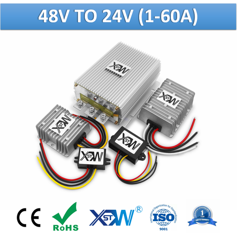 DC to DC 48v to 24V 1A to 60A Switching Power Converter Step Down 48  Volt to 24 Volt Buck Regulator Truck Voltage Transformer ► Photo 1/6
