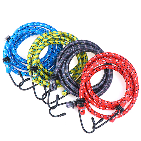 1pc 1.5m Stretch Elastic Bungee Cord Hooks Brand Bikes Rope Tie Car Luggage Roof Rack Strap Hooks Bicycle Tied ► Photo 1/5