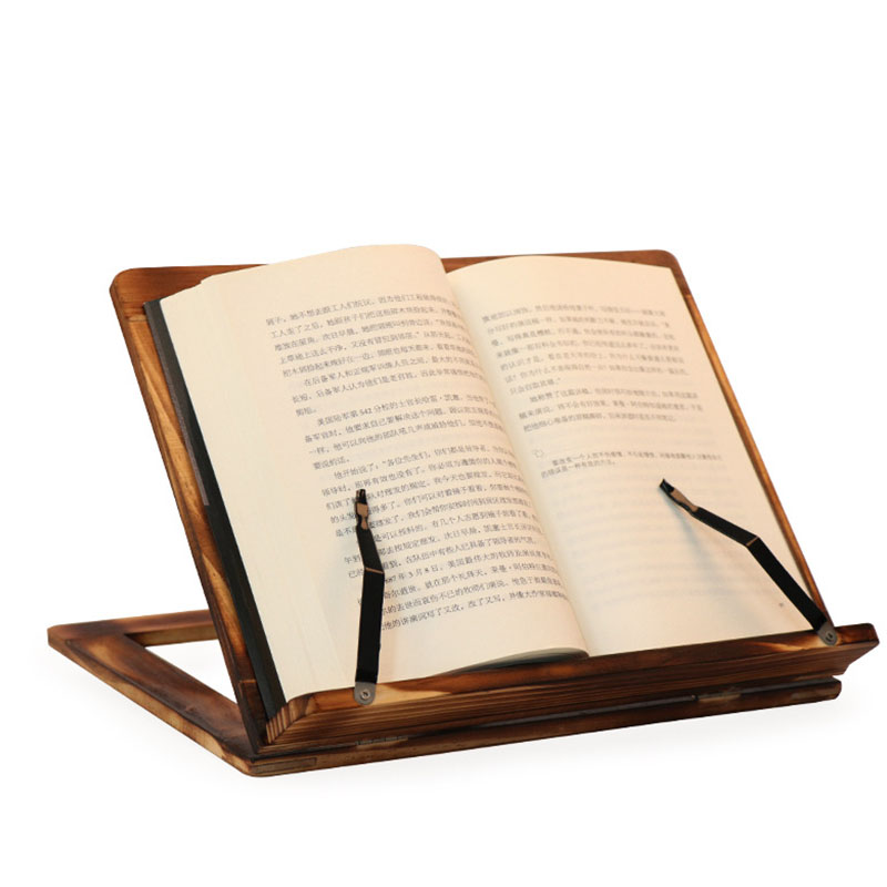 Easy Reading Folding Wooden Pine Frame Reading Bookshelf Book Reading ...