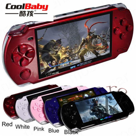 2022 new Built-in 5000 games, 8GB 4.3 Inch PMP Handheld Game Player MP3 MP4 MP5 Player Video FM Camera Portable Game Console ► Photo 1/6