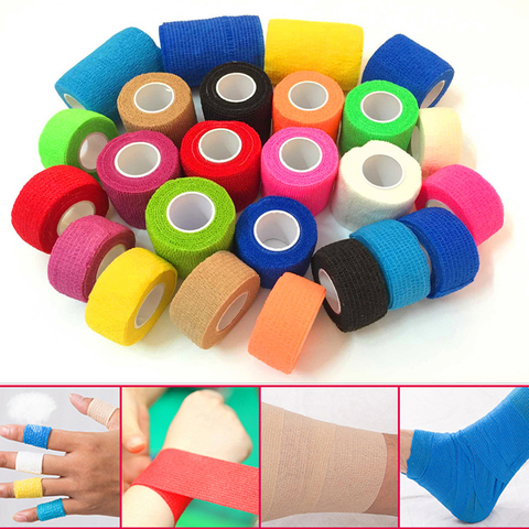 Recovery Strapping Gym Athletic Tape 4.5m Elastic Wrap Bandage Self Adhesive Waterproof for Body Protection Pet Wound Dressing ► Photo 1/6