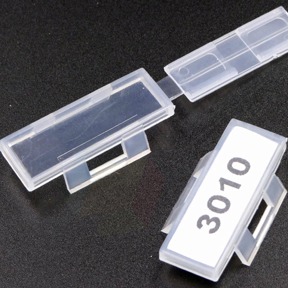 100Pcs Waterproof Label Box Waterproof Cable Tag Box Marker Tag Box 