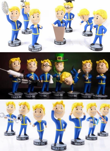 13cm 2022 Gaming Heads Fallout VaultBoy series 1&2&3 action figure collectible model toys for boys girls brinquedos ► Photo 1/4