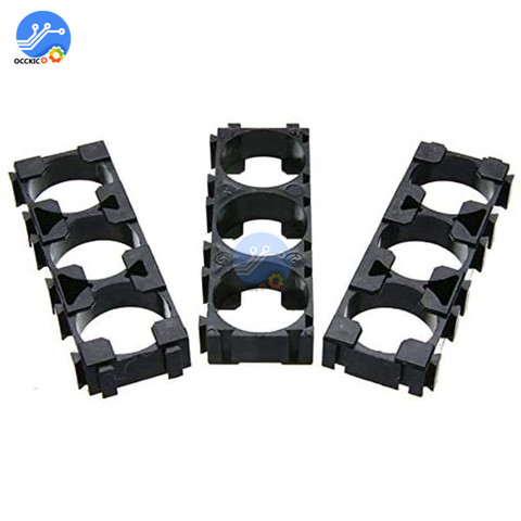 10pcs/bag 3 Cells 18650 Battery Holder Bracket 1X3 18650 Spacer Storage Box Container for Battery Pack Charging ► Photo 1/6
