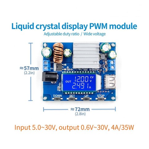 CNC buck-boost module Constant voltage constant current 12V boost 9V24V adjustable buck boost solar charging ► Photo 1/6