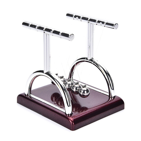 Newtons Cradle Steel Balance Ball Fun Decoration Physics Science Toy Gift ► Photo 1/6