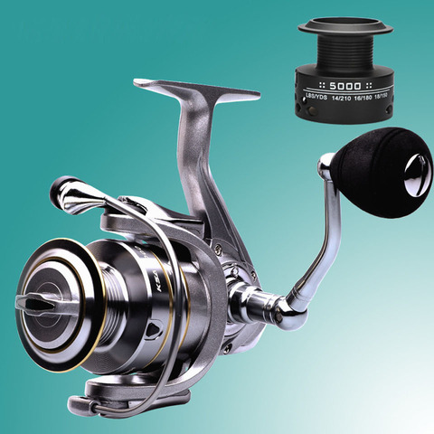 WALK FISH High Quality 14+1 BB Double Spool Fishing Reel 5.5:1 Gear Ratio High Speed Spinning Reel Carp Fishing Reels ► Photo 1/6