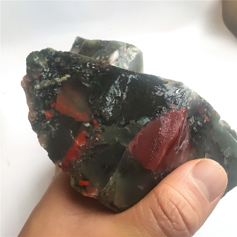 Natural South Africa Stone Dragon Bloodstone Crystal Rock Rough Stone Mineral Specimen Chakra Reiki Healing Gemstone ► Photo 1/6