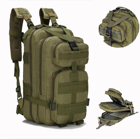 Men's 25L Military Tactical Backpack,Waterproof  Molle Hiking Backpack,Sport Travel Army Bag,Outdoor Trekking Camping Backpack ► Photo 1/6