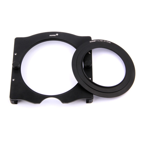 Zomei Aluminum Square Filter Holder & Adapter Ring 67/72/77/82/86mm for ZOMEI Lee Cokin Z 100mm Filter ► Photo 1/6