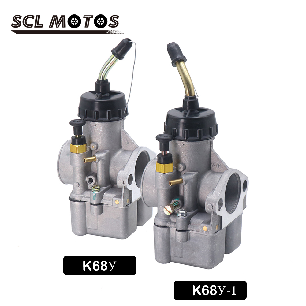 SCL MOTOS 2pcs/set Motorcycle Carburetors Carburador K68У For Ural