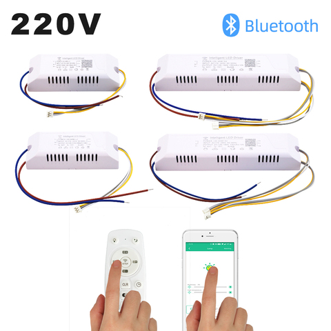 AC220V Intelligent Remote Control LED Driver 24-40W 40-60W Bluetooth Control LED Power Supplies 230mA Constant Current Drivers ► Photo 1/6