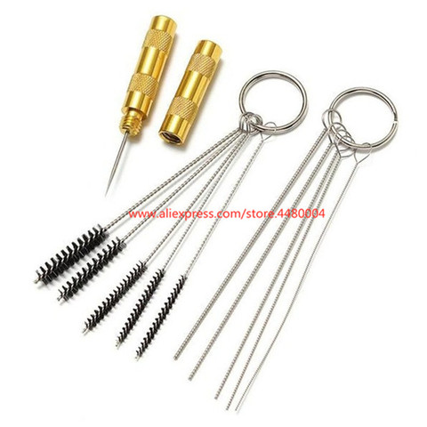 Spray Gun Cleaning Repair Tool Kit Nozzle Stainless Steel Needle Brush Set ► Photo 1/6