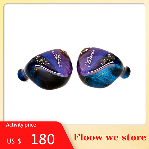 QOA Adonis CNC Resin Wooden Shell In Ear Monitor 10mm DD+2BA Hybrid Driver Unit HIFI Earbud with Detach 2pin Cable DJ Stage IEM ► Photo 1/6