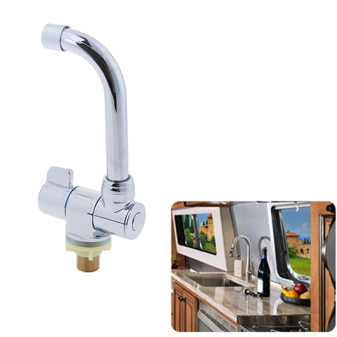 Marine Boat RV 360 Rotation Bathroom Kitchen Single Cold Water Faucet #007 ► Photo 1/6