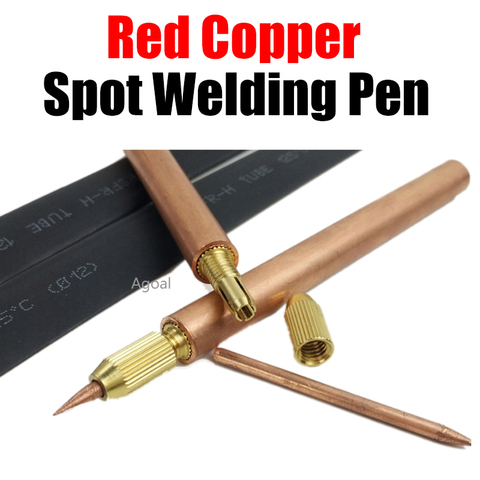 1 Set Spot Welder Copper Handheld Spot Welding Pen Hole Terminal Connector Kit Trigger Weld Machine Accessory ► Photo 1/6