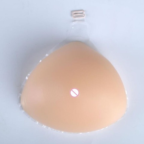 NEW portable hook silicone breast prosthesis False breast pad triangle silicone breast Forms Fake Boobs Drag Queen Crossdresser ► Photo 1/6