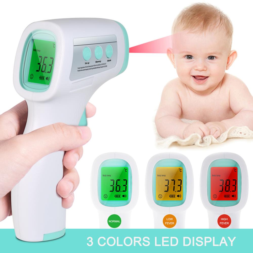 IR Infrared Digital Thermometer Non-Contact Forehead Baby Adult Body Termometer 