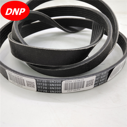 DNP Generator Belt Fit For NISSAN Teana X-Trail J31(2.0) T30(2.0) 11720-6N200 6PK2247 ► Photo 1/3