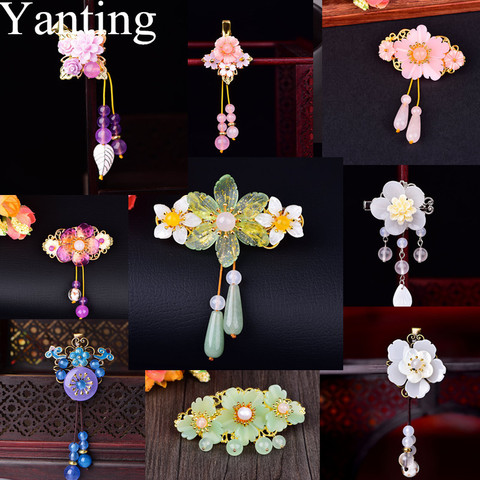 Yanting Colorful Handmade Hair Clips Wedding Accessories Women Hair Jewelry Hairpins For Women Head Jewelry Princess Crown Gift ► Photo 1/6