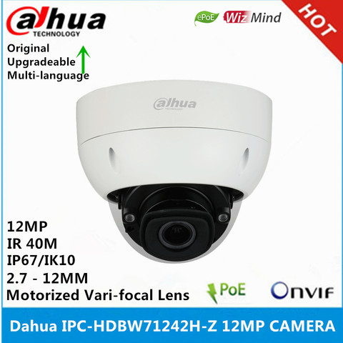 Dahua IPC-HDBW4631R-VFAS 6Mp IP camera 2.7-13.5mm Manual zoom lens with SD card slot Audio interface IR50M poe camera ► Photo 1/1