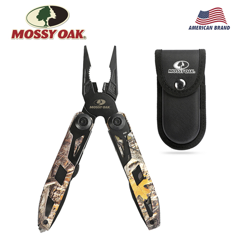 MOSSY OAK Multi Tools 21 in 1 Folding Plier wire stripper multi pliers Outdoor Survival Kits Multitool Camping Tools ► Photo 1/6