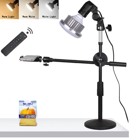 Desktop Photography 35W Super Bright LED Lamp with Boom Arm Bracket Stand For Photo Video Shooting Fill Light ► Photo 1/6