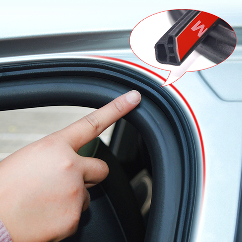 Anti-collision Auto Door Seal Sound Insulation Car Door Sealing Strip Rubber Weatherstrip Edge Trim Noise Insulation автотовары ► Photo 1/6