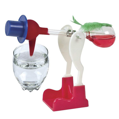 Creative Non-Stop Liquid Drinking Glass Lucky Bird Funny Duck Drink Water Desk Toy Perpetual Motion Duck Drink Water Desk Toy ► Photo 1/5