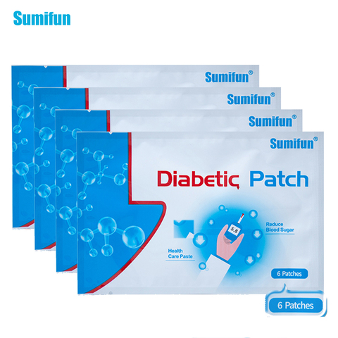 Sumifun 24/30Pcs Diabetic Patch Chinese Herbal Stabilizes Blood Sugar Level Lower Blood Glucose Sugar Balance Medical Plaster ► Photo 1/6