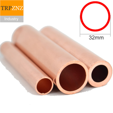 T2 copper pipe tube,OD32,outer diameter 32mm, wall thick 1.5/2/3mm,copper pipe,Capillary Hollow copper tube Factory outlets ► Photo 1/6