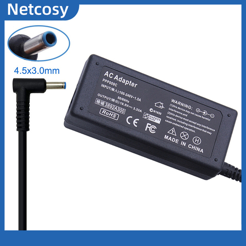 19.5V 3.33A 65W 4.5X3.0mm AC Adapter Power Charger Replacement For HP ProBook 640 G2/650 G2/430 G3/440 G3/450 G3/455 G3/470 G3 ► Photo 1/5