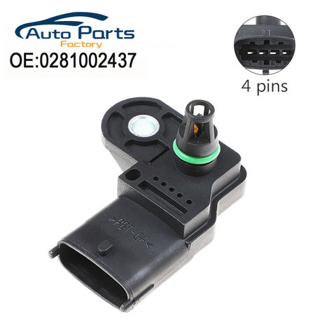 Manifold Absolute Pressure Sensor For Opel Vauxhall Astra G H Signum Vectra C Zafira 1.3 1.9 Cdti 0281002437 73503657 0281002845 ► Photo 1/6