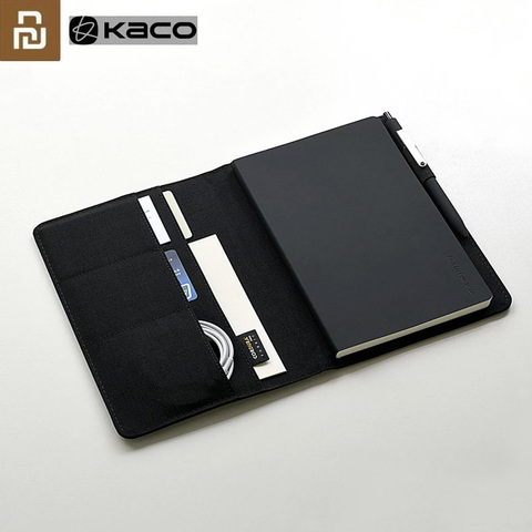 Youpin KACOGREEN Smart Home Noble Paper NoteBook PU Card Slot Wallet Book for Office Travel with a Gift/KACO Pen/Kaco Refill ► Photo 1/6