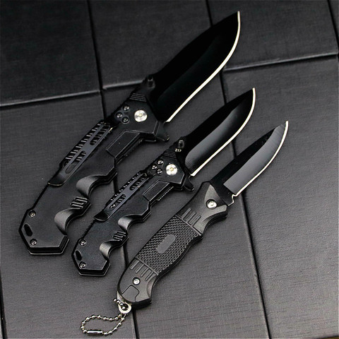 Black versatile sharp folding knife North American popular folding tactical knife jungle hunting knife outdoor pocket knife ► Photo 1/1