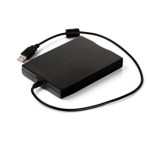 Practial 3.5 inch 1.44MB FDD Black USB Portable External Interface Floppy Disk FDD External USB Floppy Drive for Laptop ► Photo 1/5