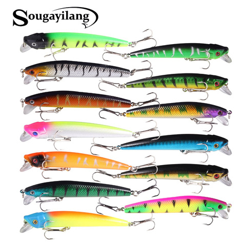 Sougayilang 13pcs Fishing Lure 9g 12.3cm Artificial fishing bait Tackle steel hook Fishing Lures Set Fishing Gear ► Photo 1/6